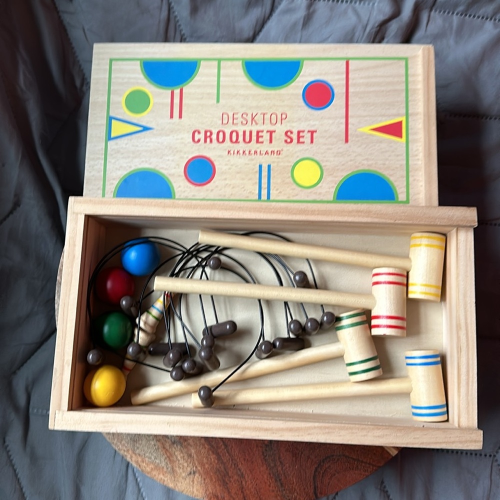 Desktop Croquet Set in new condition - Picture 2 of 7
